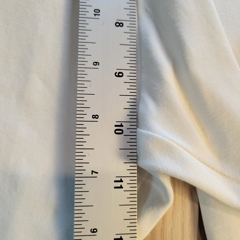J. Jill Womens XL White Cotton Spandex Stretch Leggings Knit Pants 04-6513